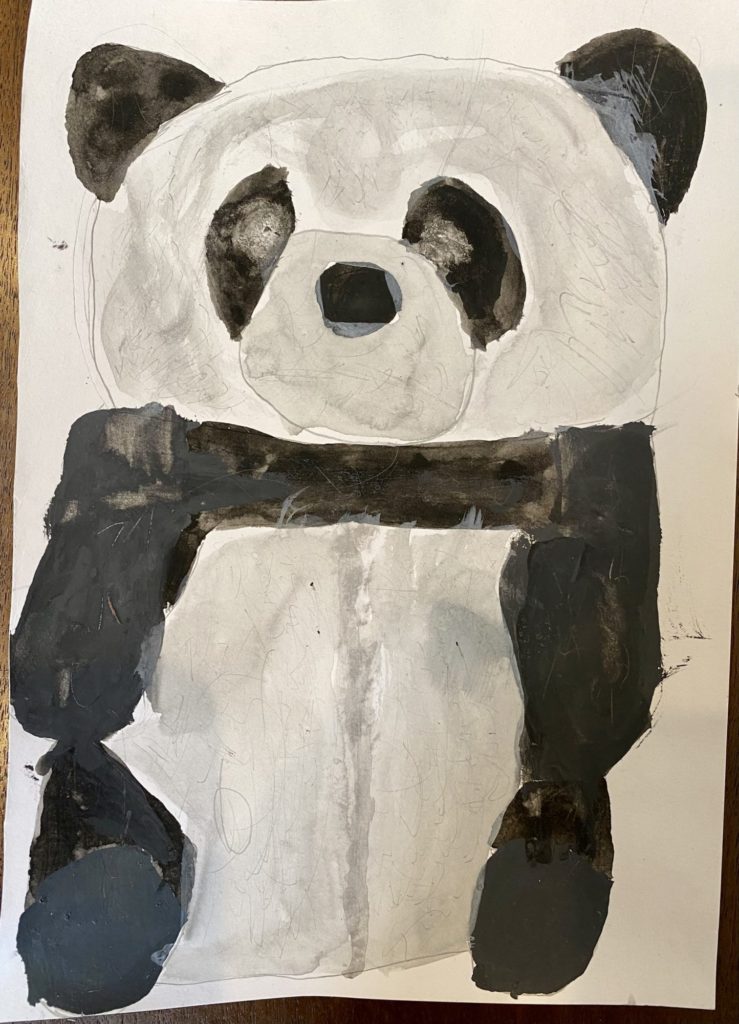 パンダのぬいぐるみ