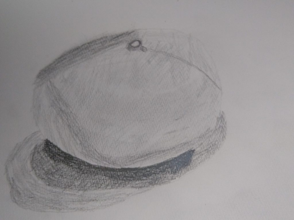 みかんのデッサン