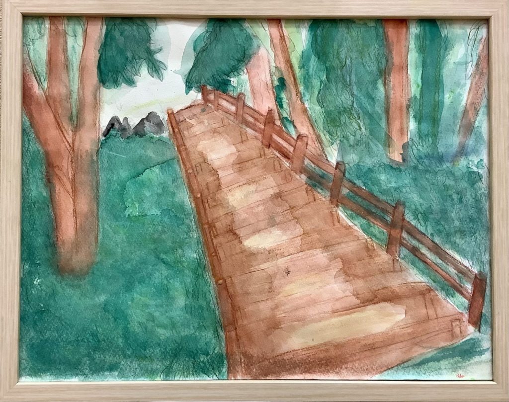 階段のこもれび