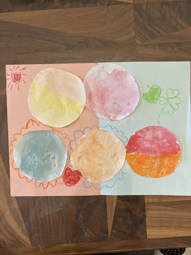 秋の日の夜、クローバーが咲いた