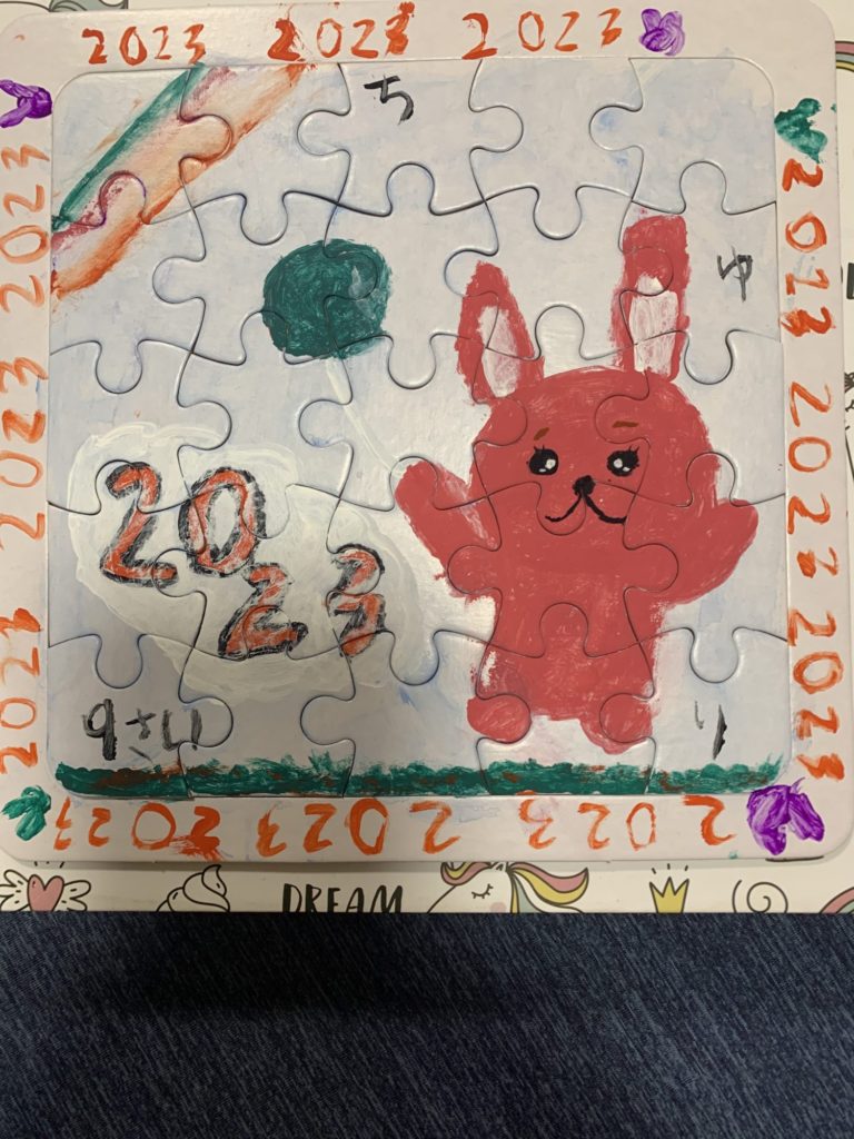 オリジナルパズル 2023 うさぎ