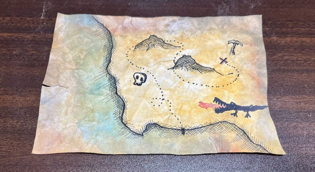 This is the treasure map!