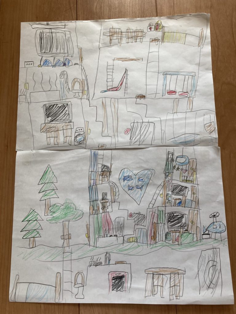 森の中の家 森の中の家