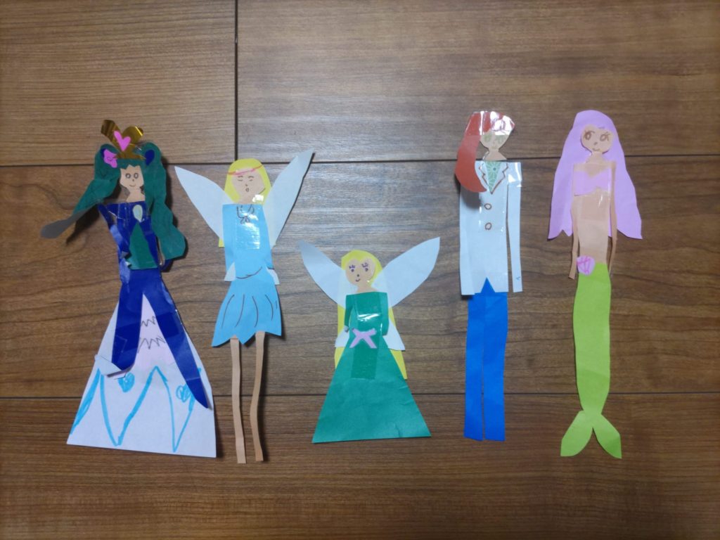 紙人形さんたち