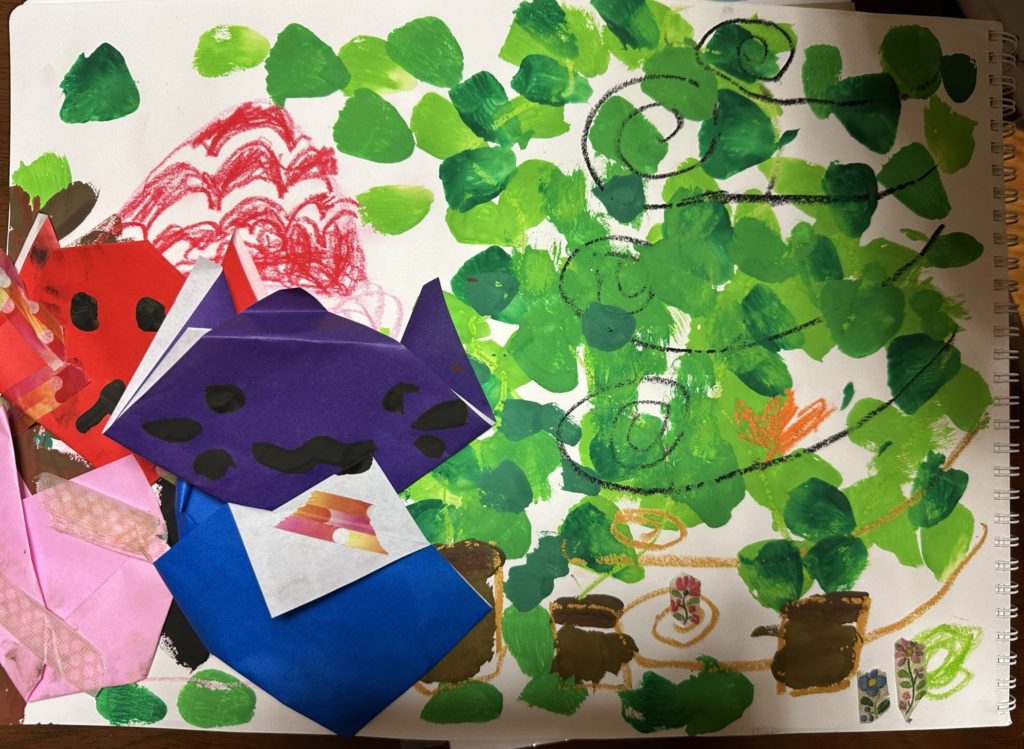 にゃんにゃんと風