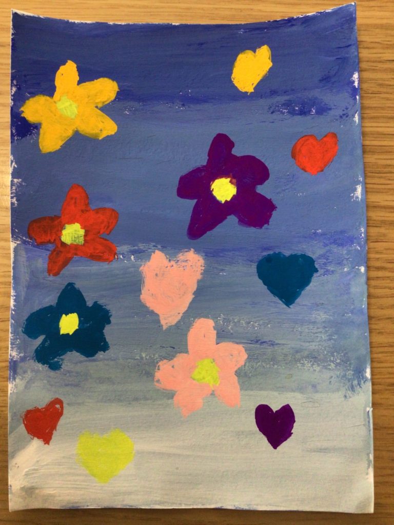 ヒラヒラ落ちるお花たち