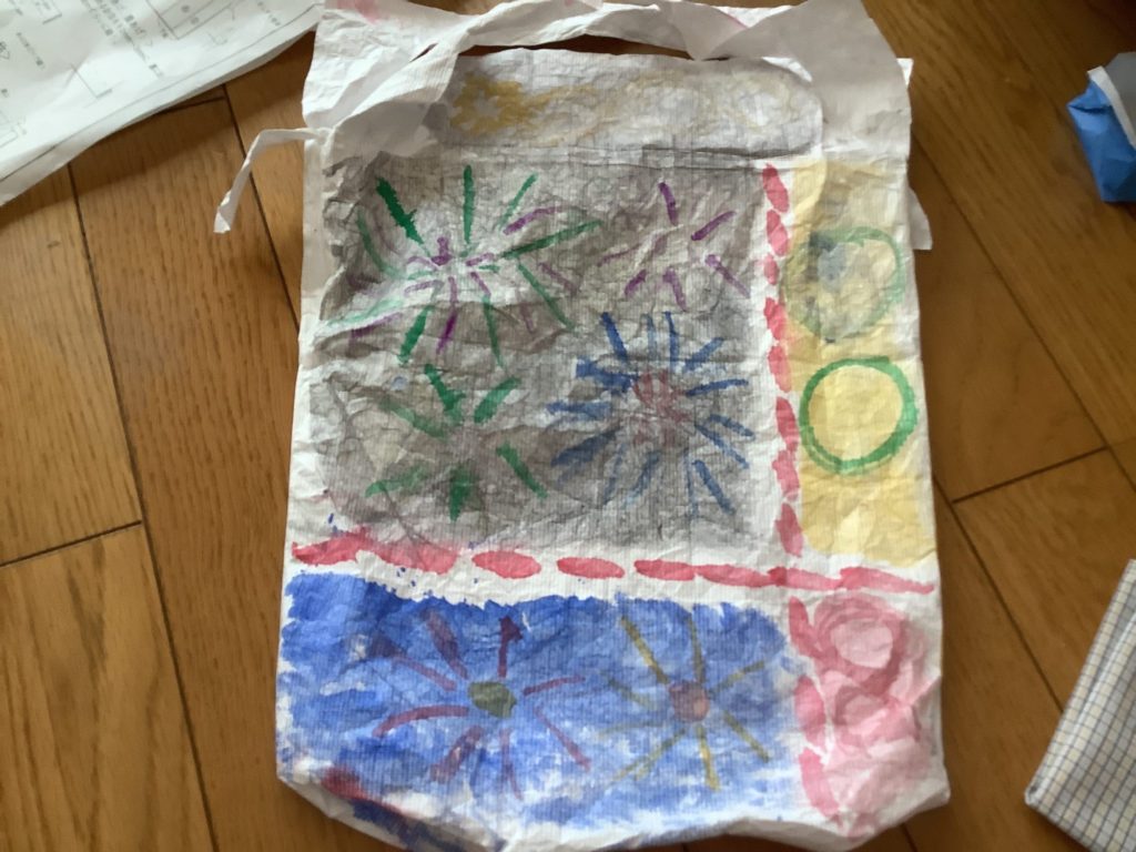 花火大会だよー　後ろは猫さん！！