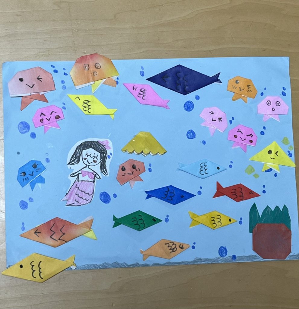 海の中のパーティー