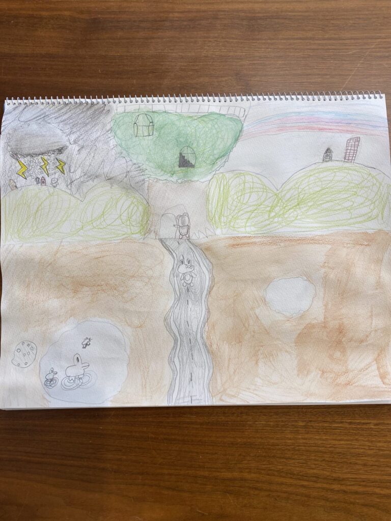 りすのおうちをのぞいてみたよ