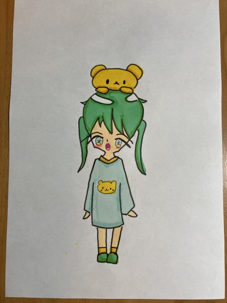 カラーペンでお絵描き