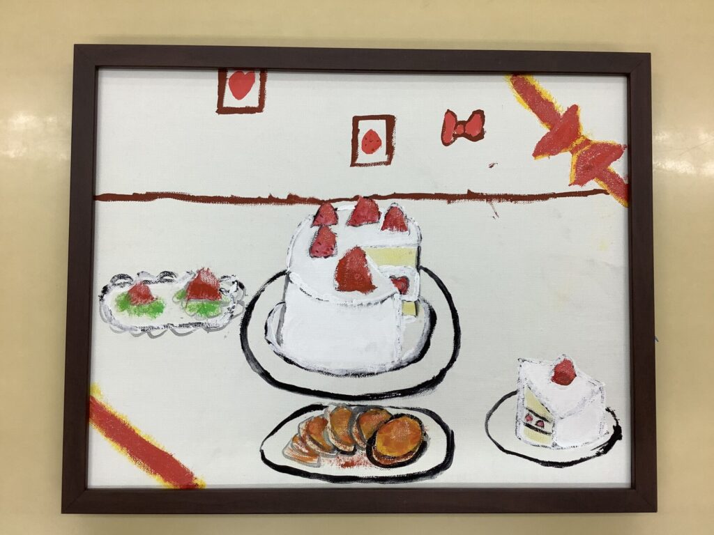 午後のショートケーキ