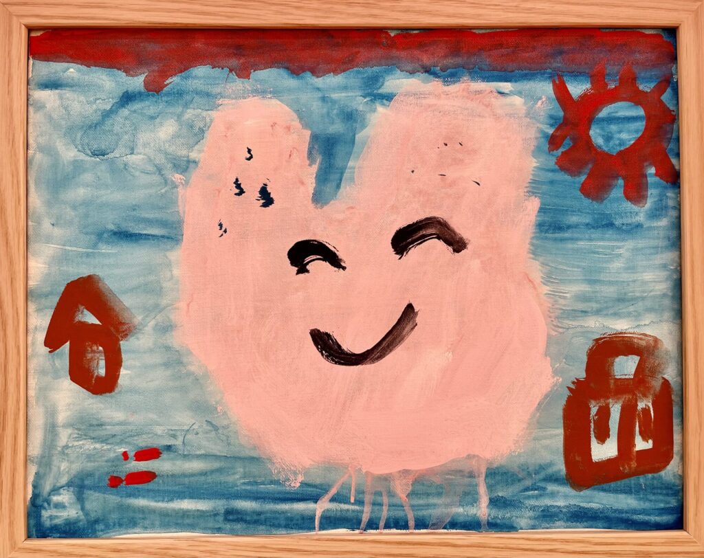 うさぎのおさんぽ。