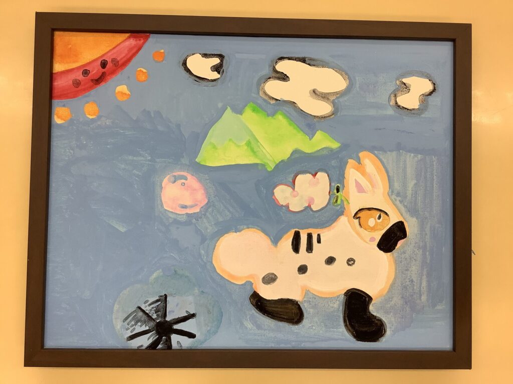 ふしぎな山とうさぎ