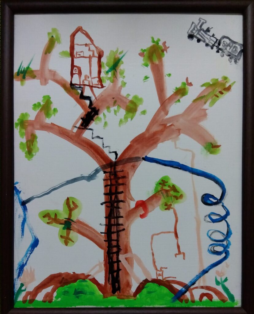 アトラクションの木