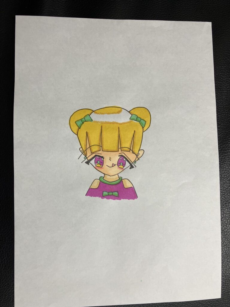 カラーペンでお絵描き②