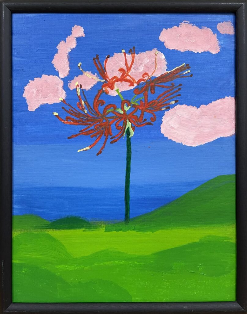 大きくてきれいなマンジュシャゲ(ヒガンバナ)