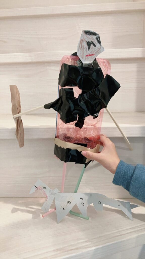 原始人とサーベルタイガーとマンモス