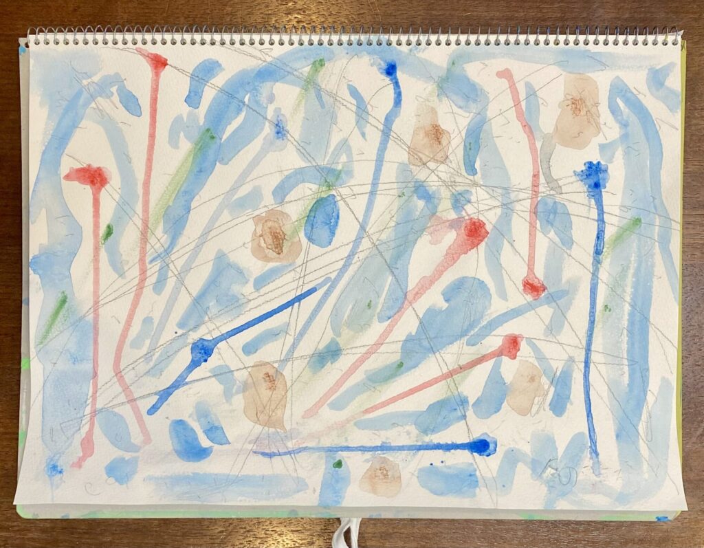 冬の電気ストーブ