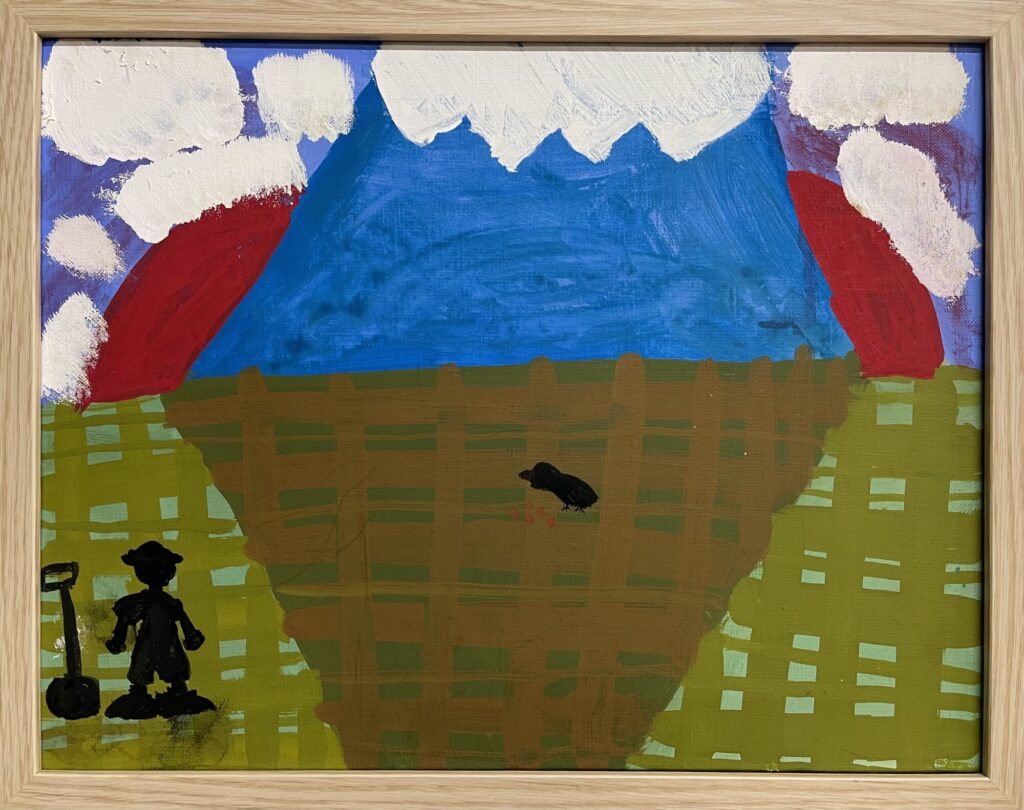 夕日のフジさん