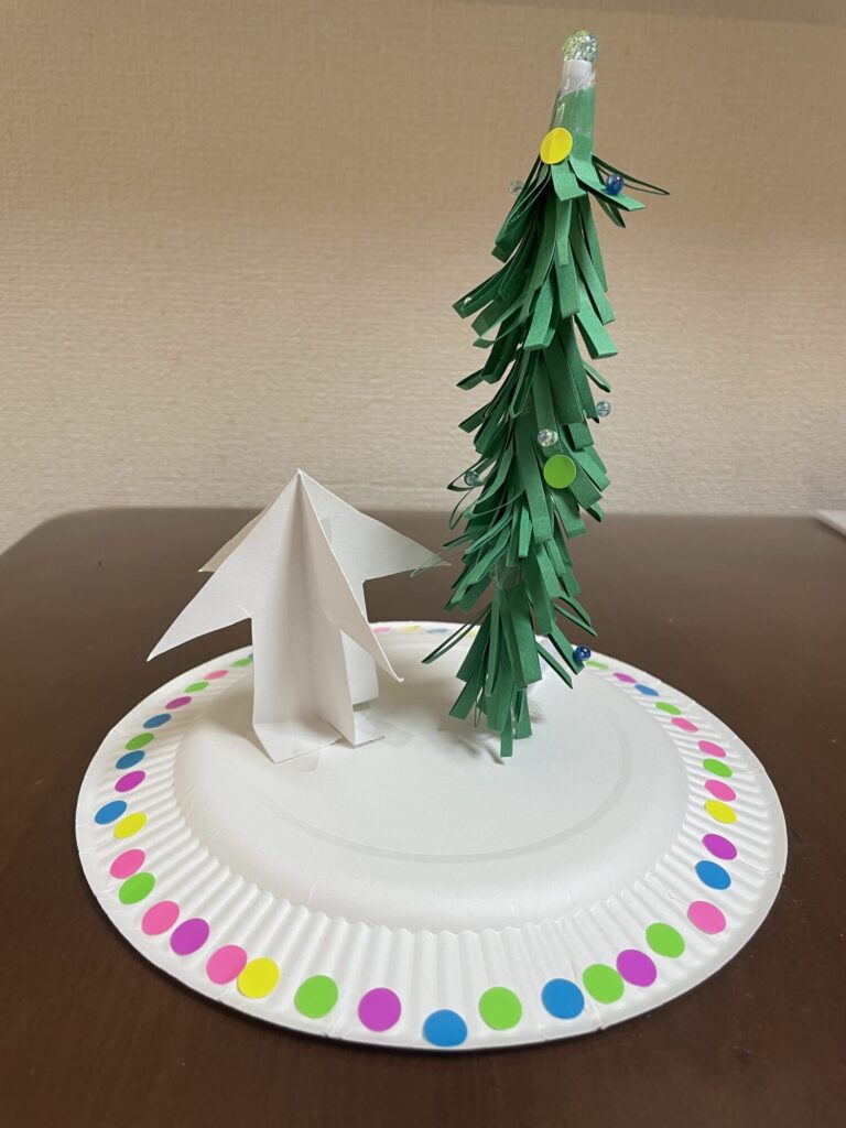 冬のクリスマスツリー