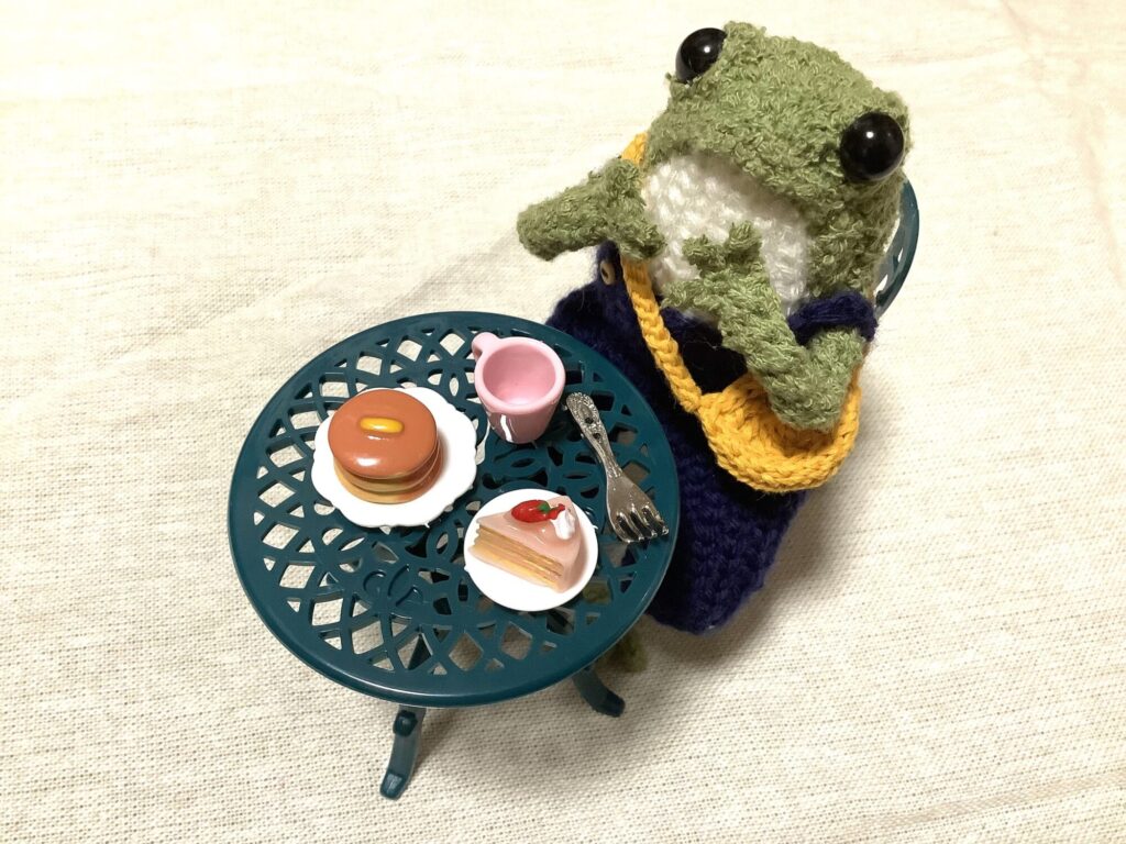 カエルくん　crochet 　frog★