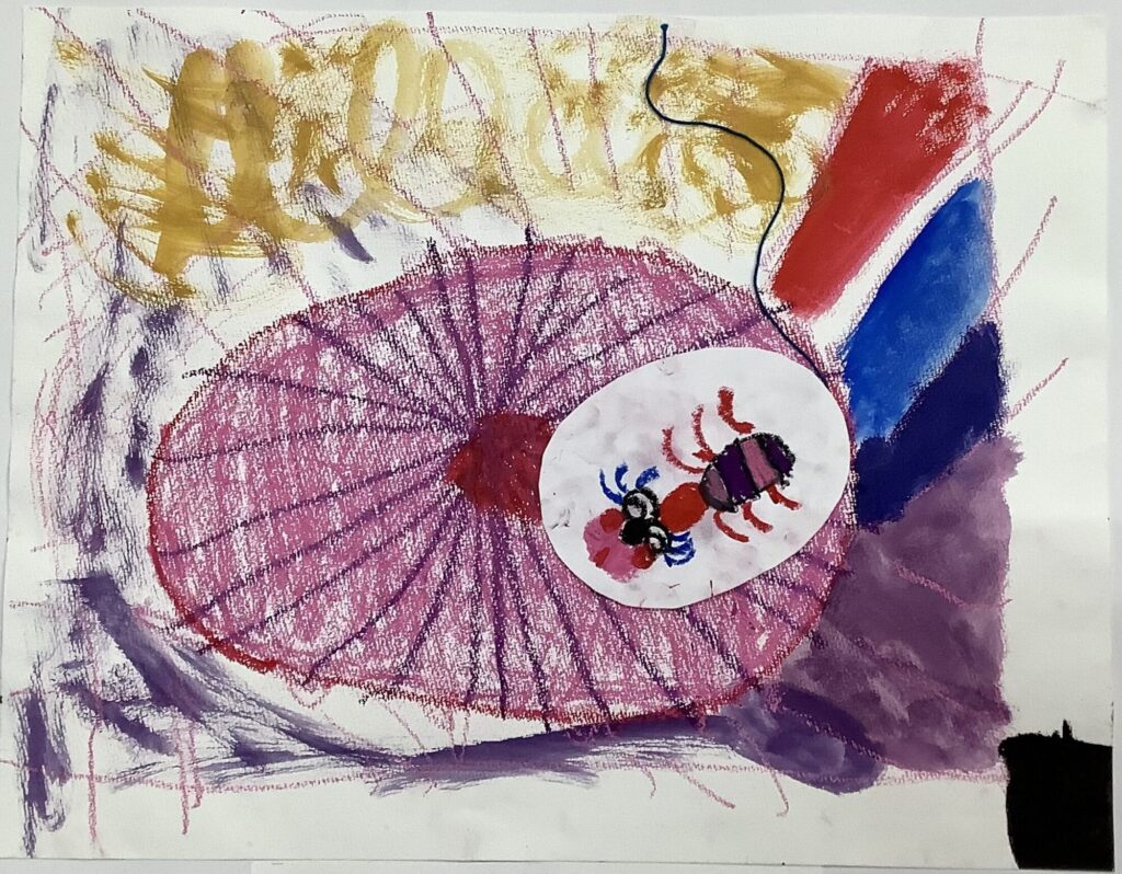 おねえちゃんがいるくものす