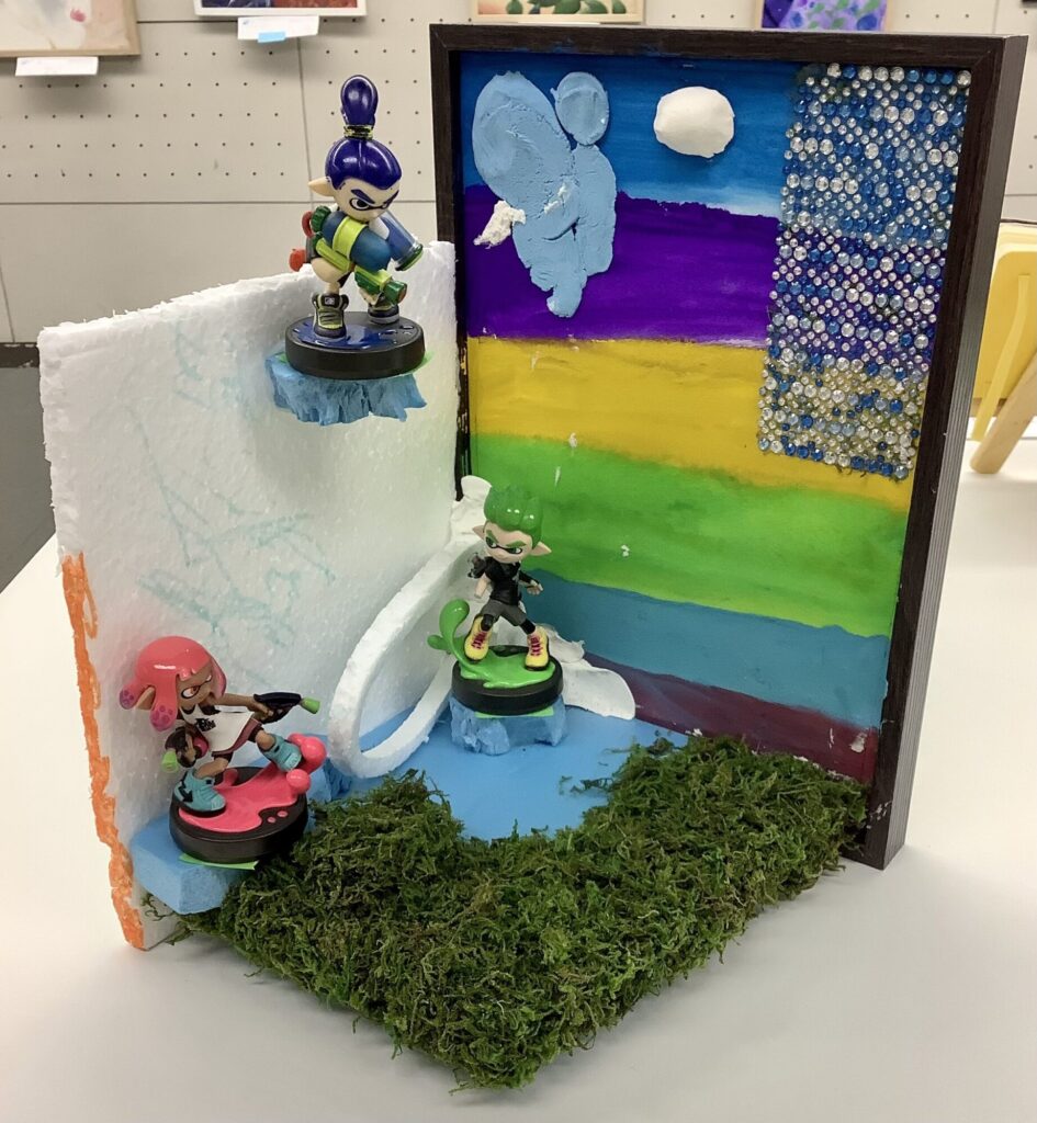 スプラトゥーンのジオラマ