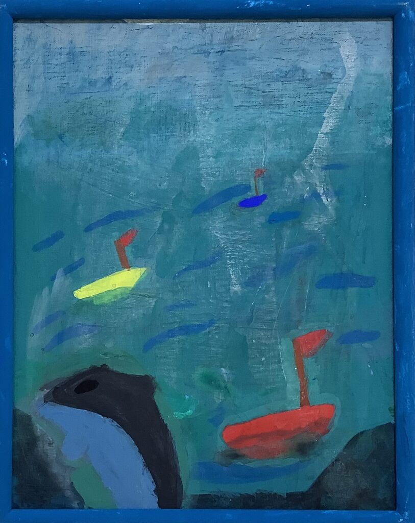 どこまでも続く海