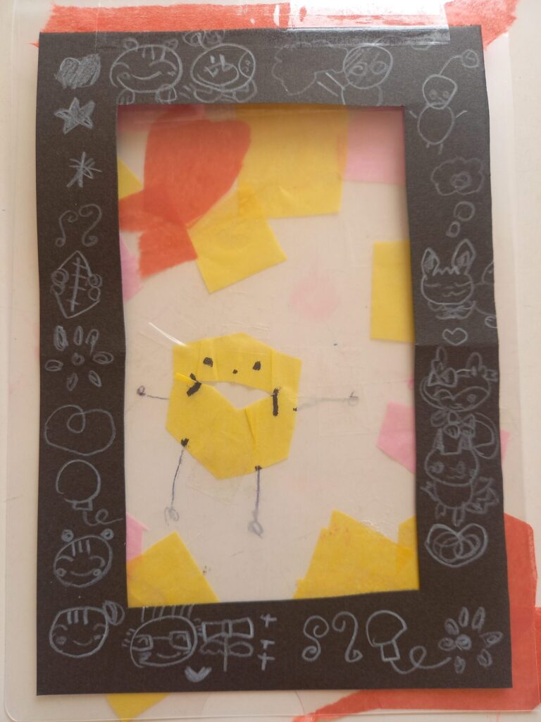 小鳥のステンドグラス