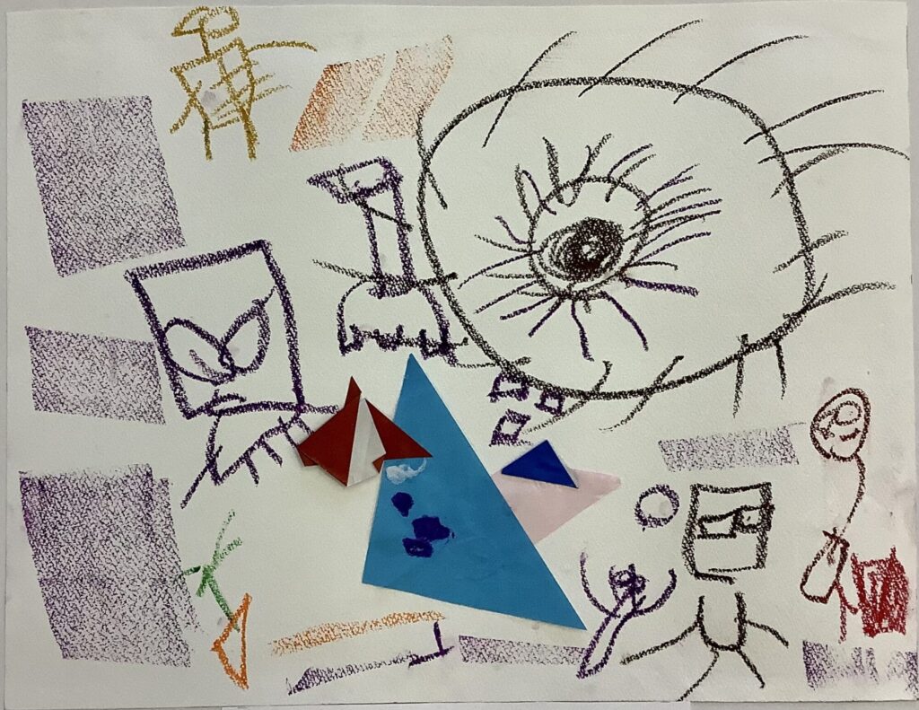 マイクラのせかいにばけものがでてきた