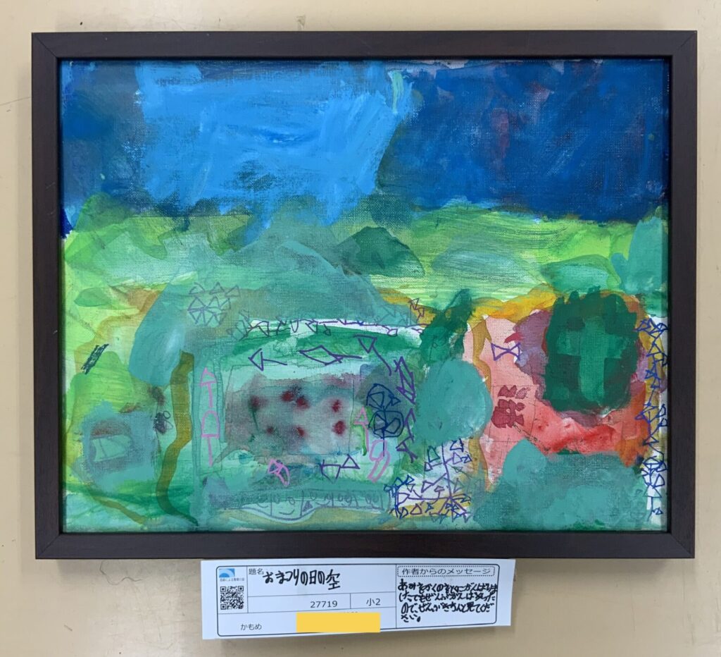 おまつりの日の空