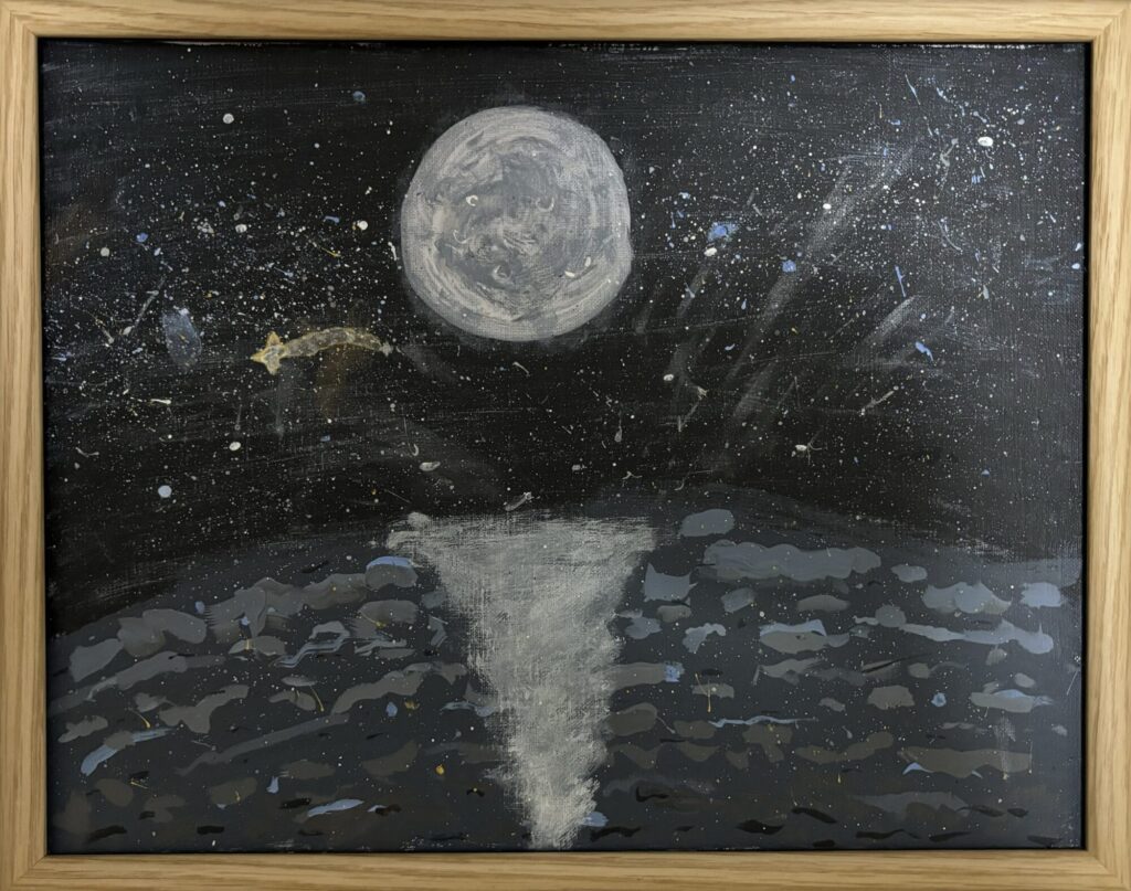 みずうみとあまのがわ