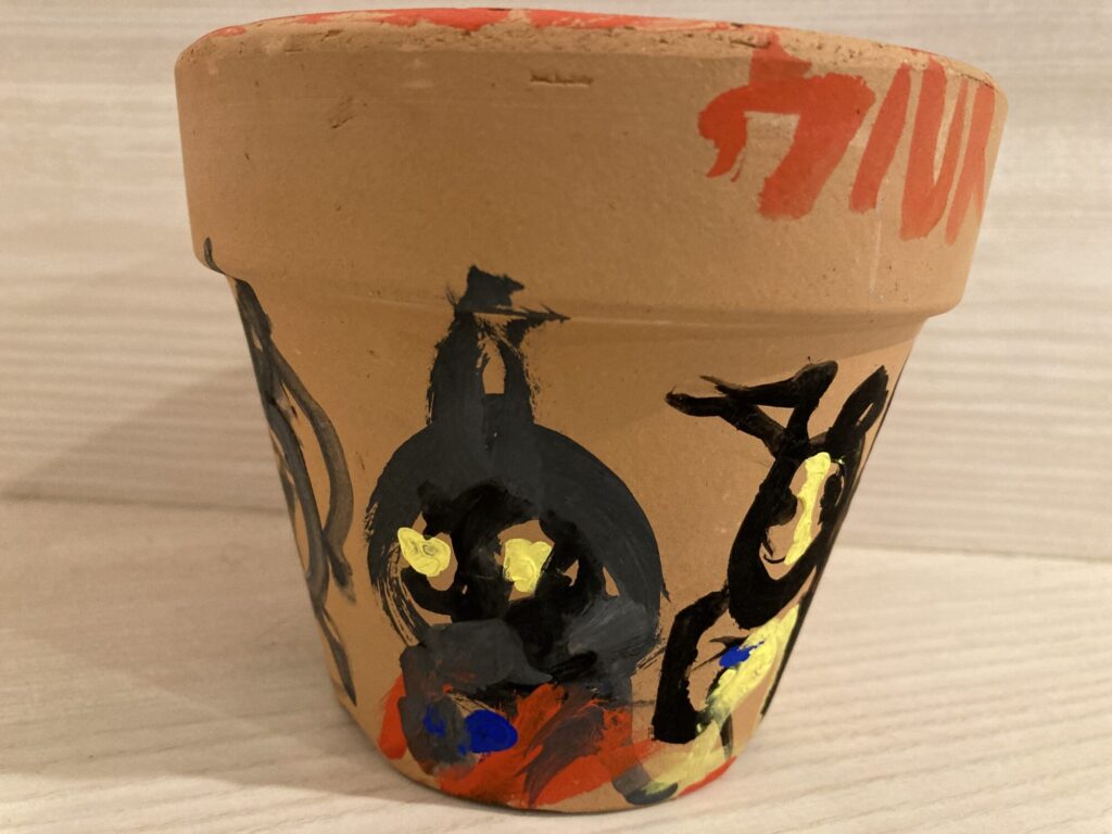 アクリル絵の具体験「ウルトラマンパワー回復装置」