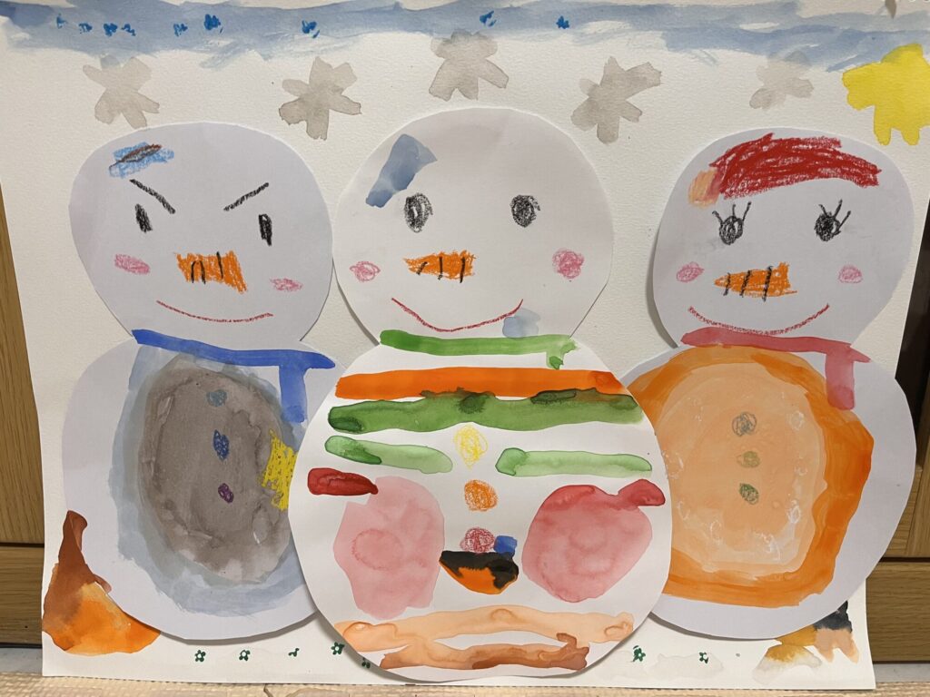 雪だるまちゃんの親子