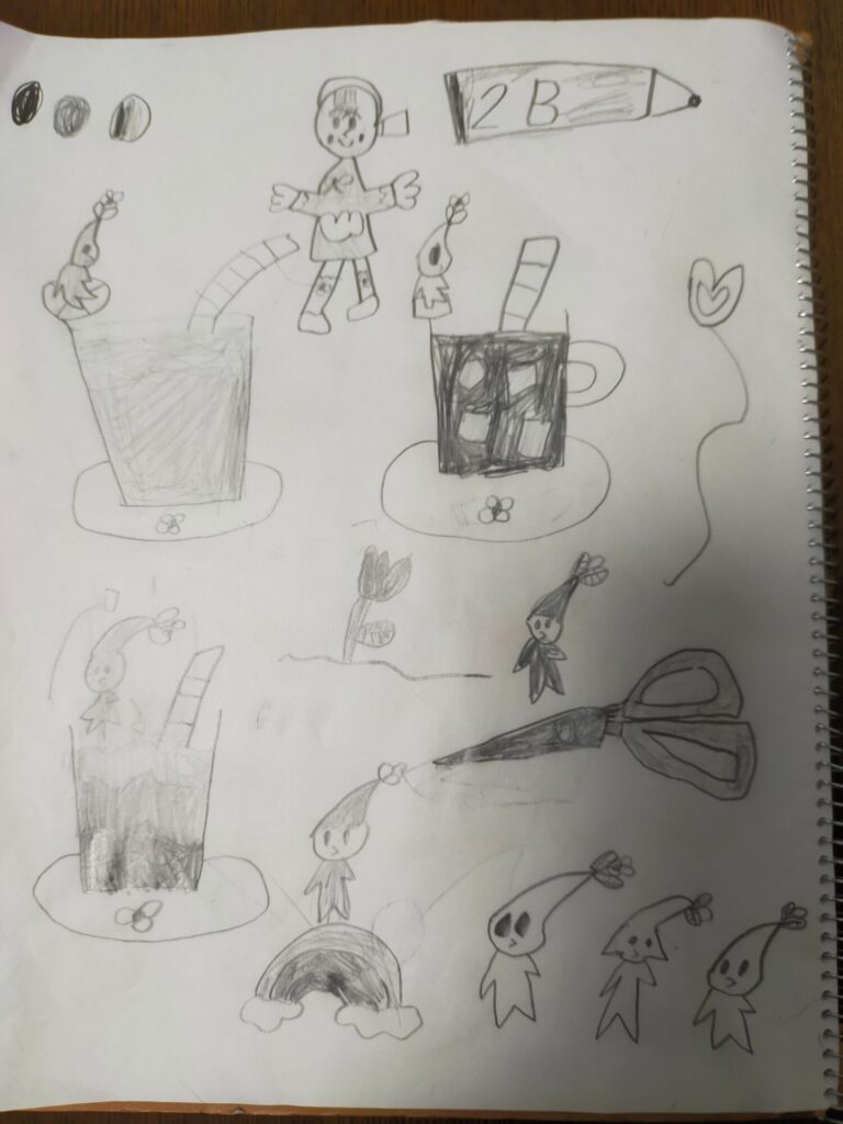 デッサンにチャレンジ