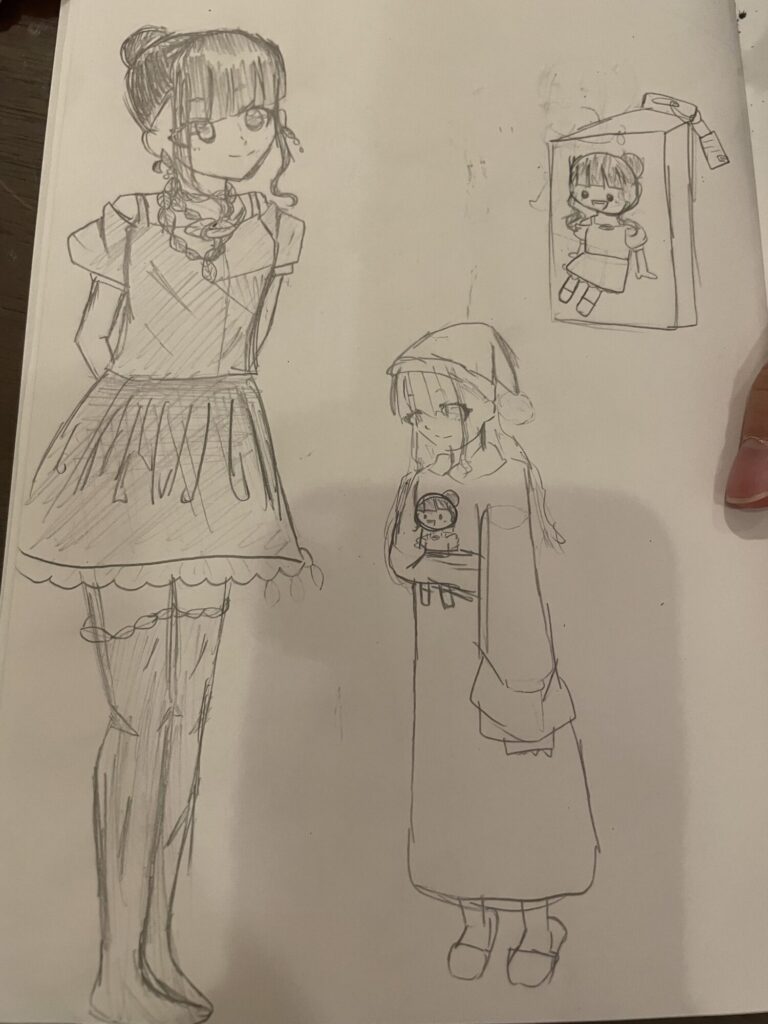 魔女のデザイン案