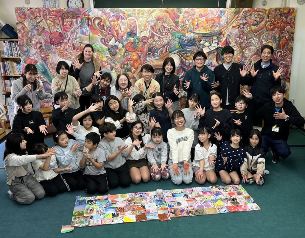 湘南小学校のみんなとミクストメディア🌈🤸‍♀️✨
