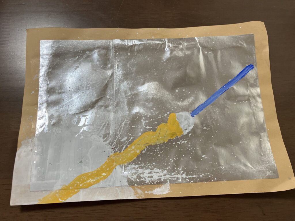 飛び出た絵の具