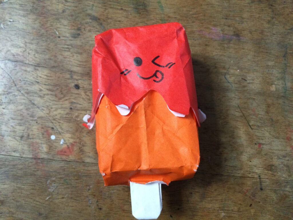 アイス　折り紙スクイーズ