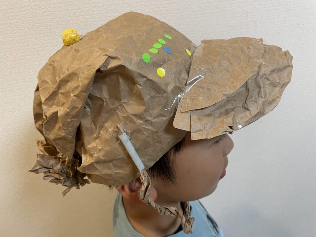 くしゃくしゃ帽子