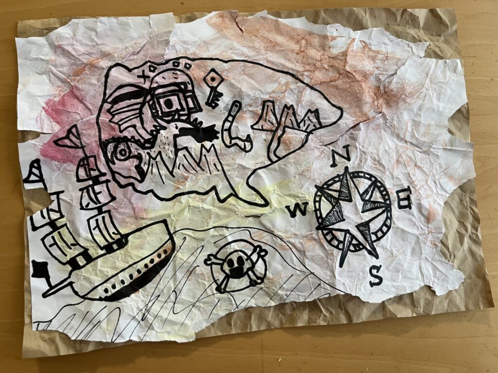 きらきら宝の地図