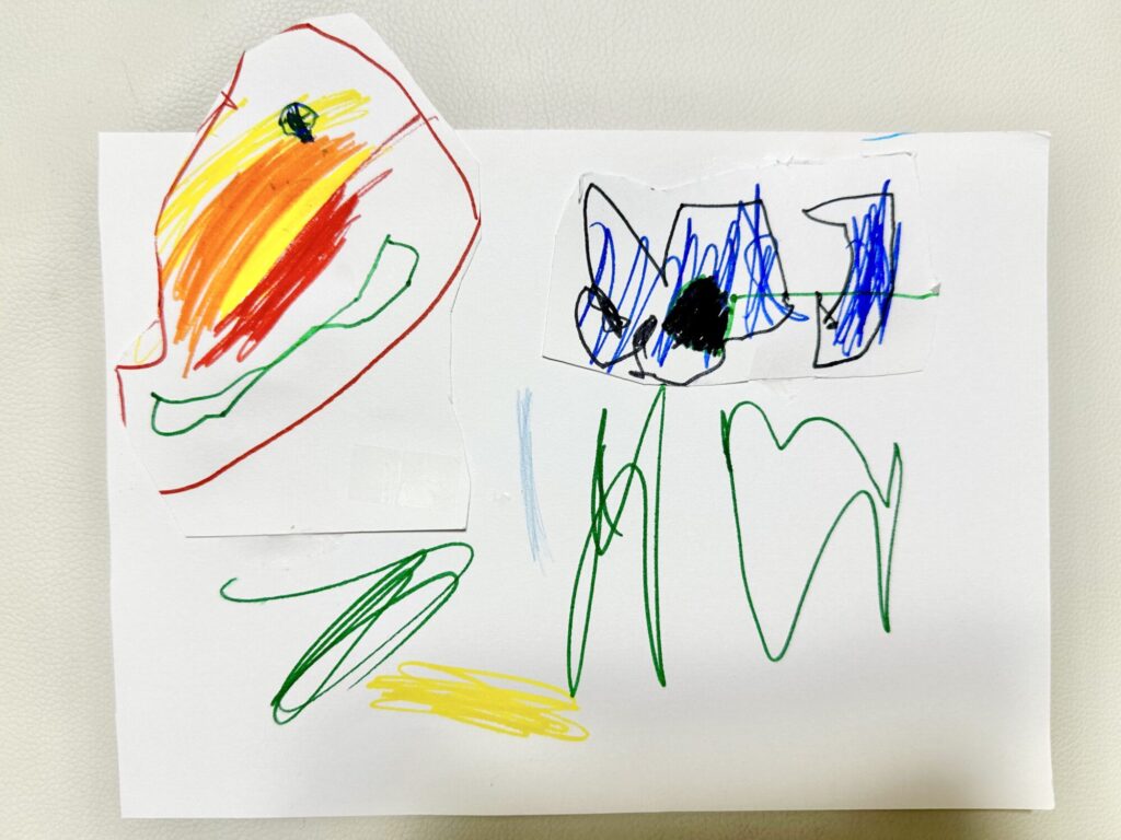 ビリビリによって手から飛んでいってしまった風船🎈