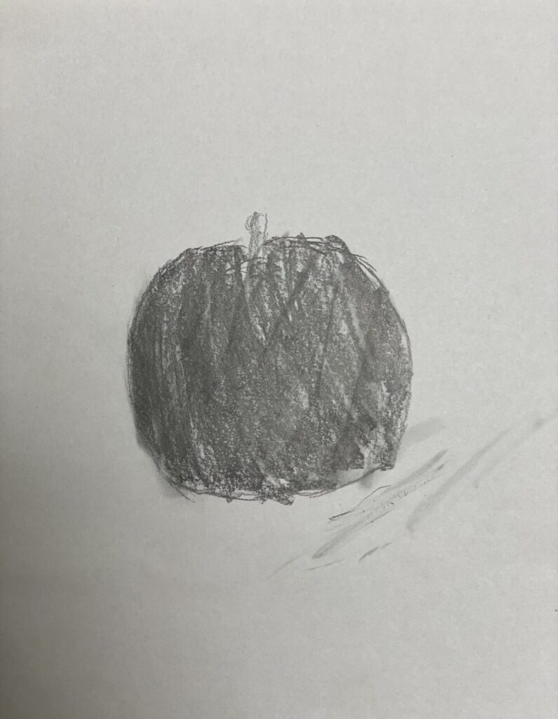 りんごデッサン