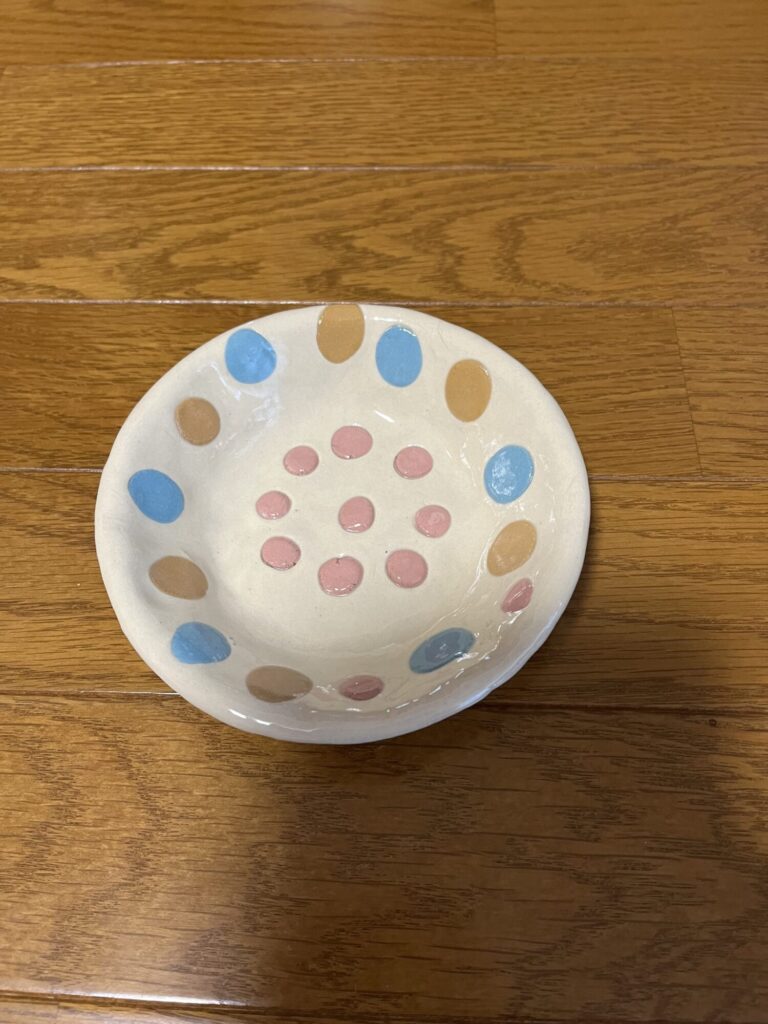 水玉お皿🎶
