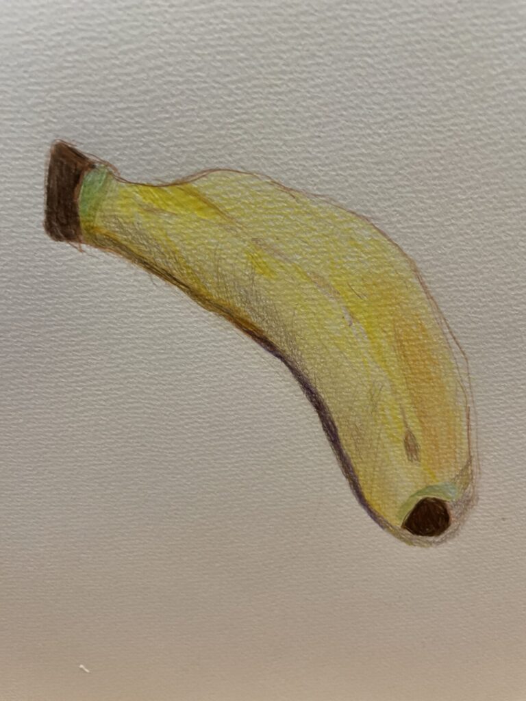 デッサン　バナナ