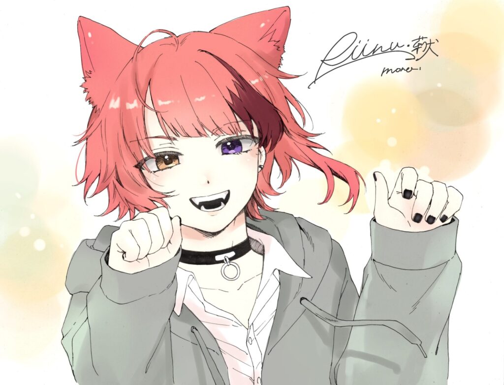 莉犬くんを描いてみました！🐶