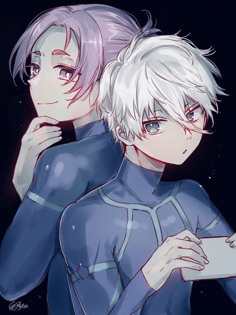 ブルーロックの凪くんとレオくんを描いた！