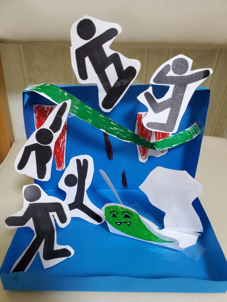 ジャングル遊園地のドタバタおばけやしき