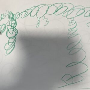 まるとぐるぐるだけで卵から生まれた恐竜が描けたよ🦕