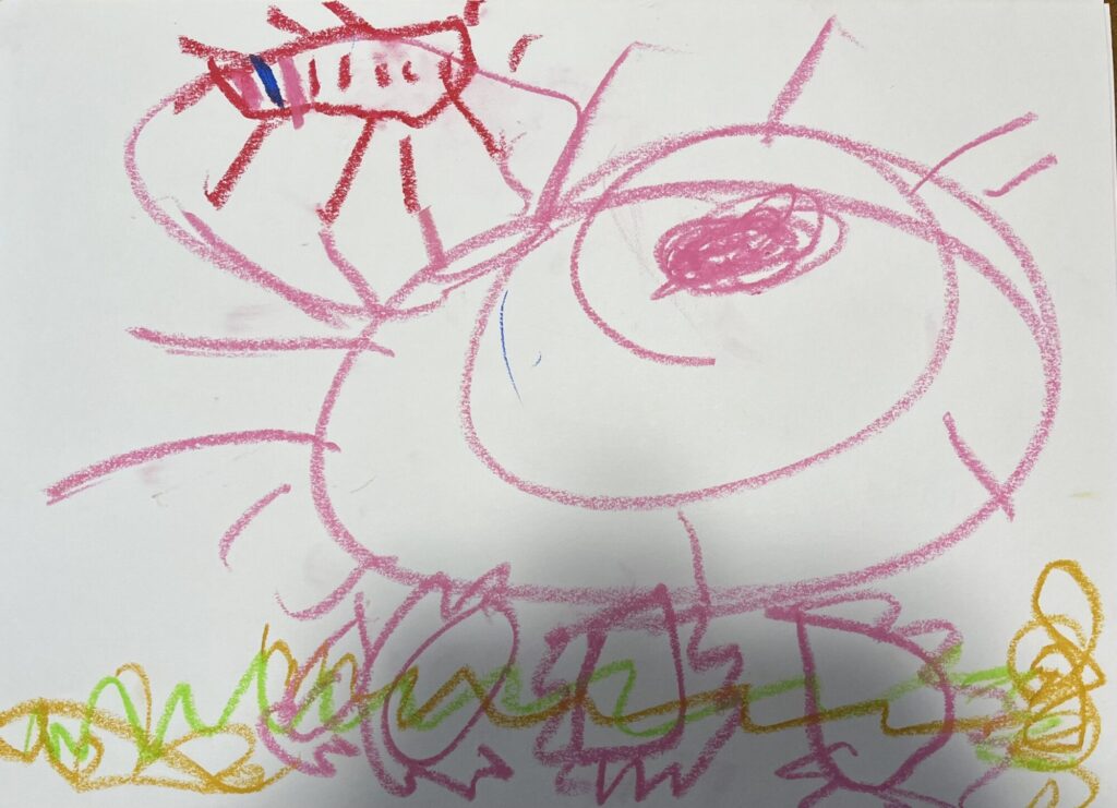 草を食べる太陽☀️